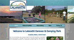 Desktop Screenshot of lalanathi.caravanparks.co.za